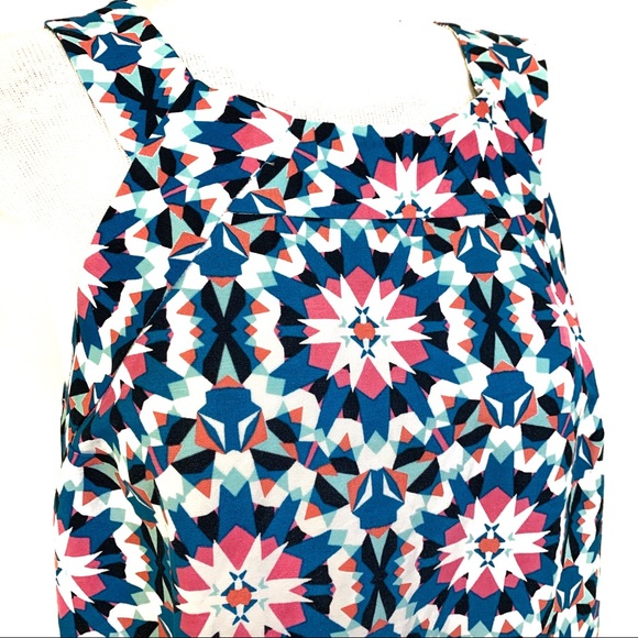 NWT Crown & Ivy “Bali Adventure” Linen Blend Dress - Picture 2 of 7